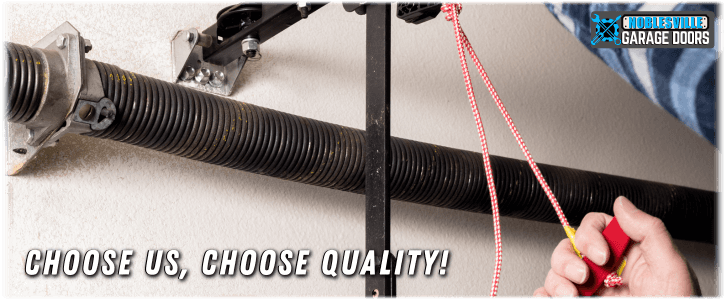 Broken Garage Door Spring Noblesville IN